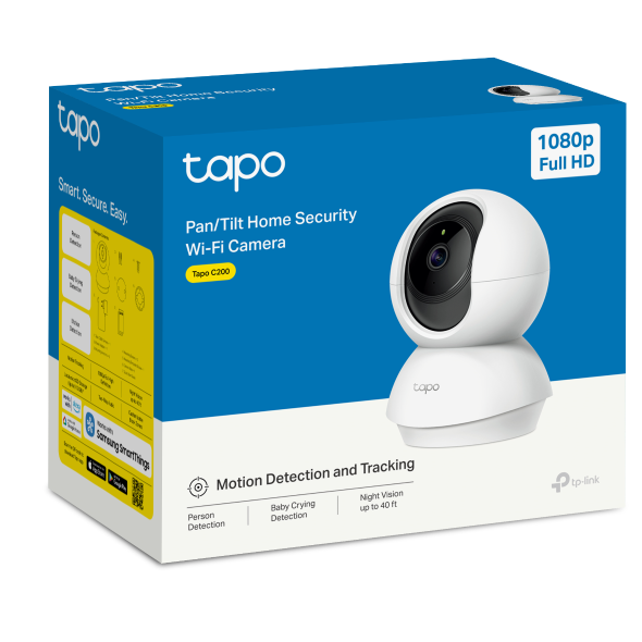 Tapo C200 | Pan/Tilt Home Security Wi-Fi Camera | TP-Link