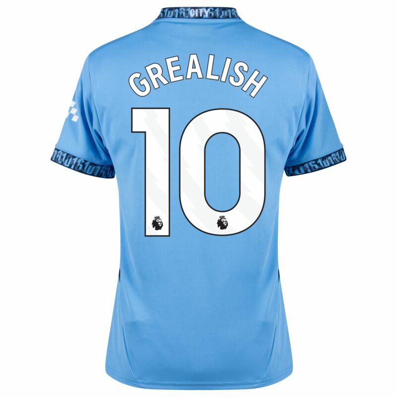 Puma Man City Home Grealish 10 Jersey 2024-2025 (Premier League)