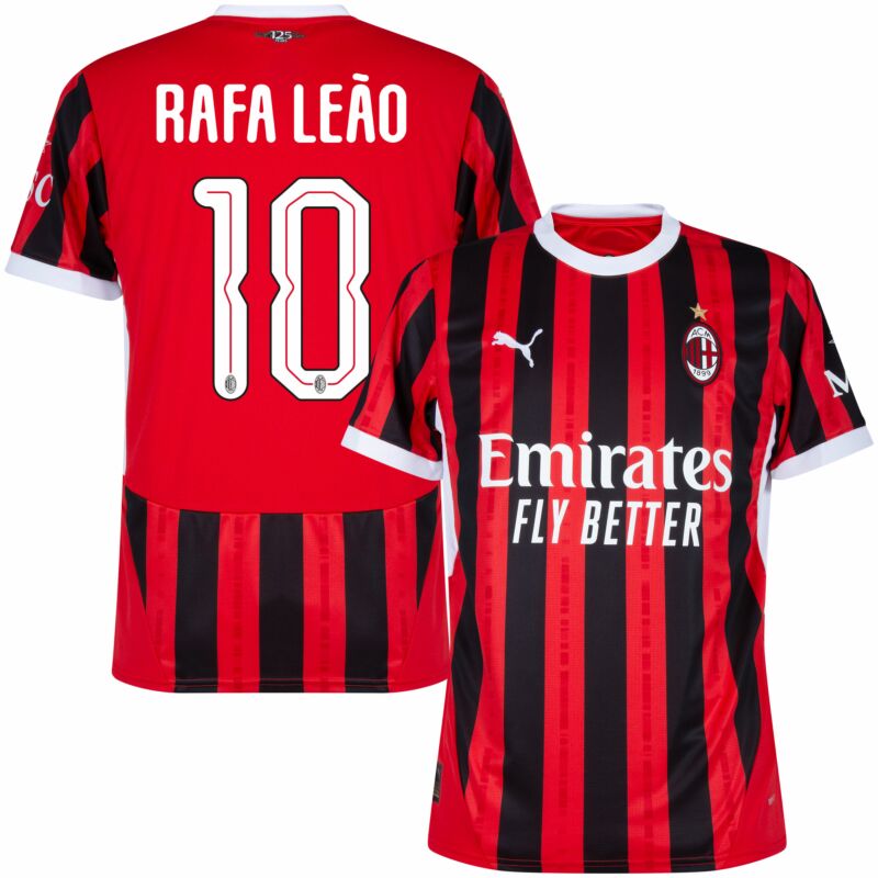 ACミラン 24-25 3rdユニ CLパッチ付 RAFA LEÃO 10番 2024-25 AC Milan