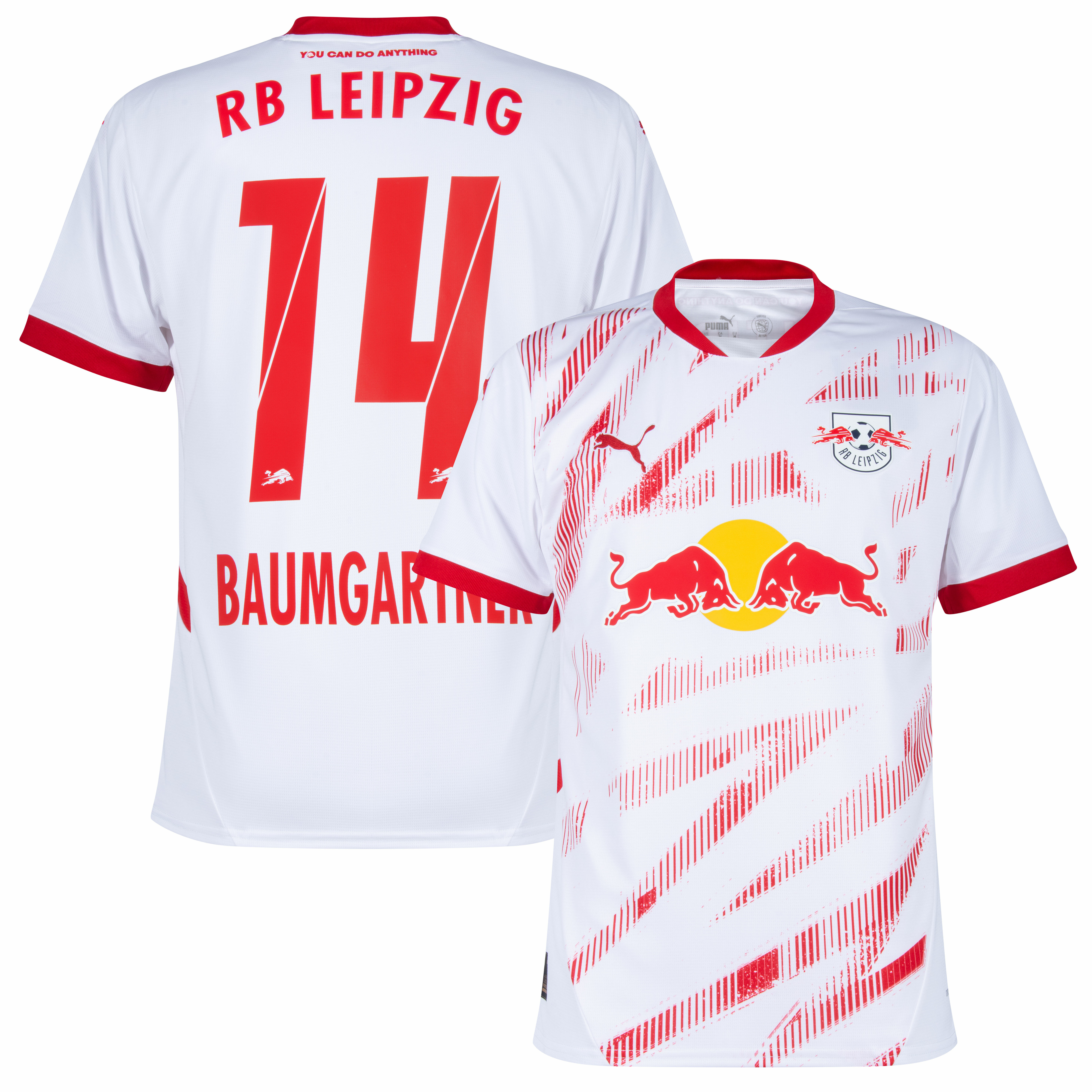 Puma RB Leipzig Home Baumgartner 14 Jersey 2024-2025 (Official