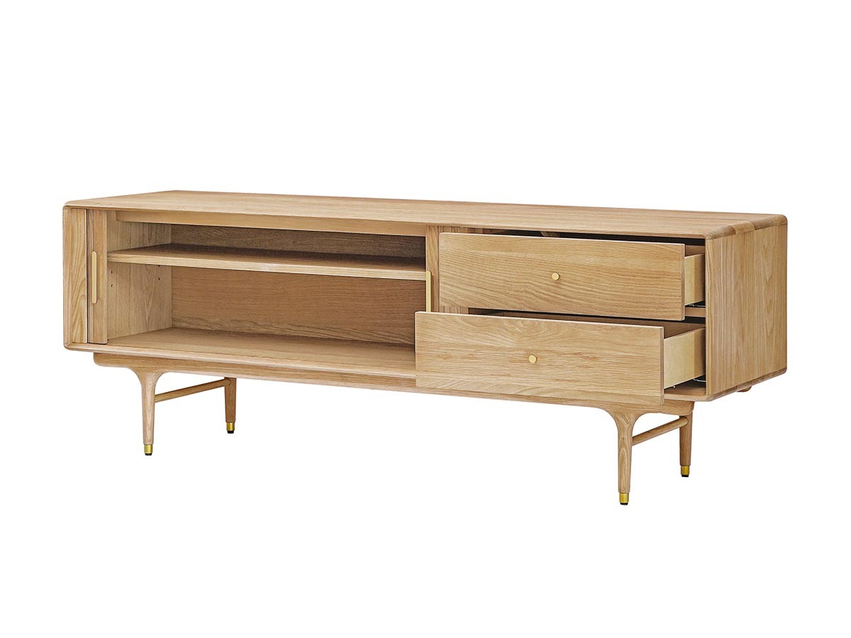 XANDER DESIGNS JULIE TV BOARD 1600 WHITE OAK / サンダーデザイン