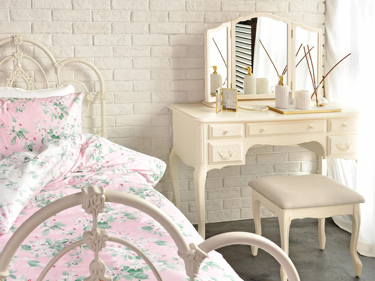 希少 ローラアシュレイ ベネチアン 三面鏡 ドレッサー 鏡台 廃盤モデル