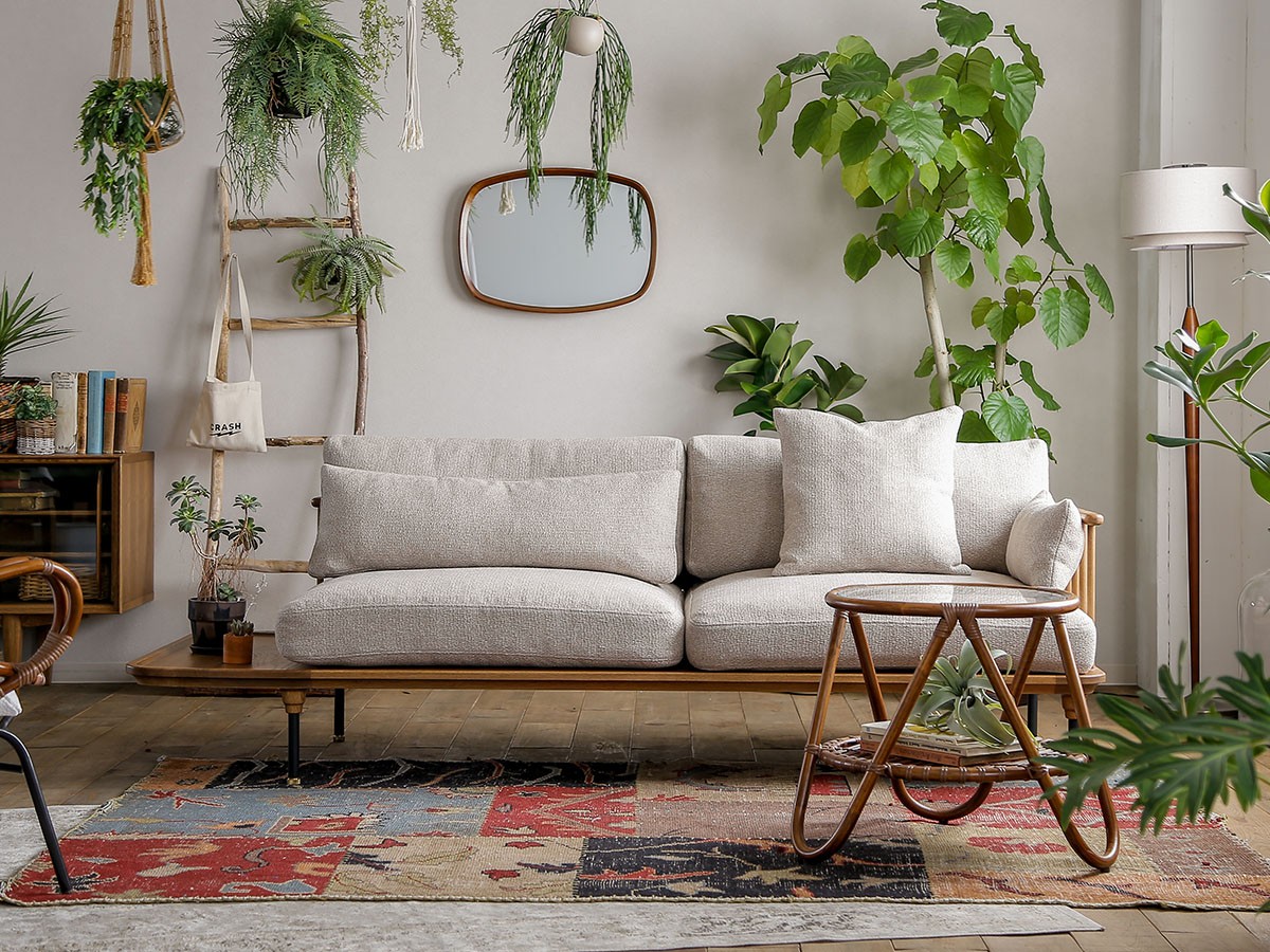 NOR HOOVER SOFA / ノル フーバ 3人掛けソファ 棚付 鉄脚 - インテリア