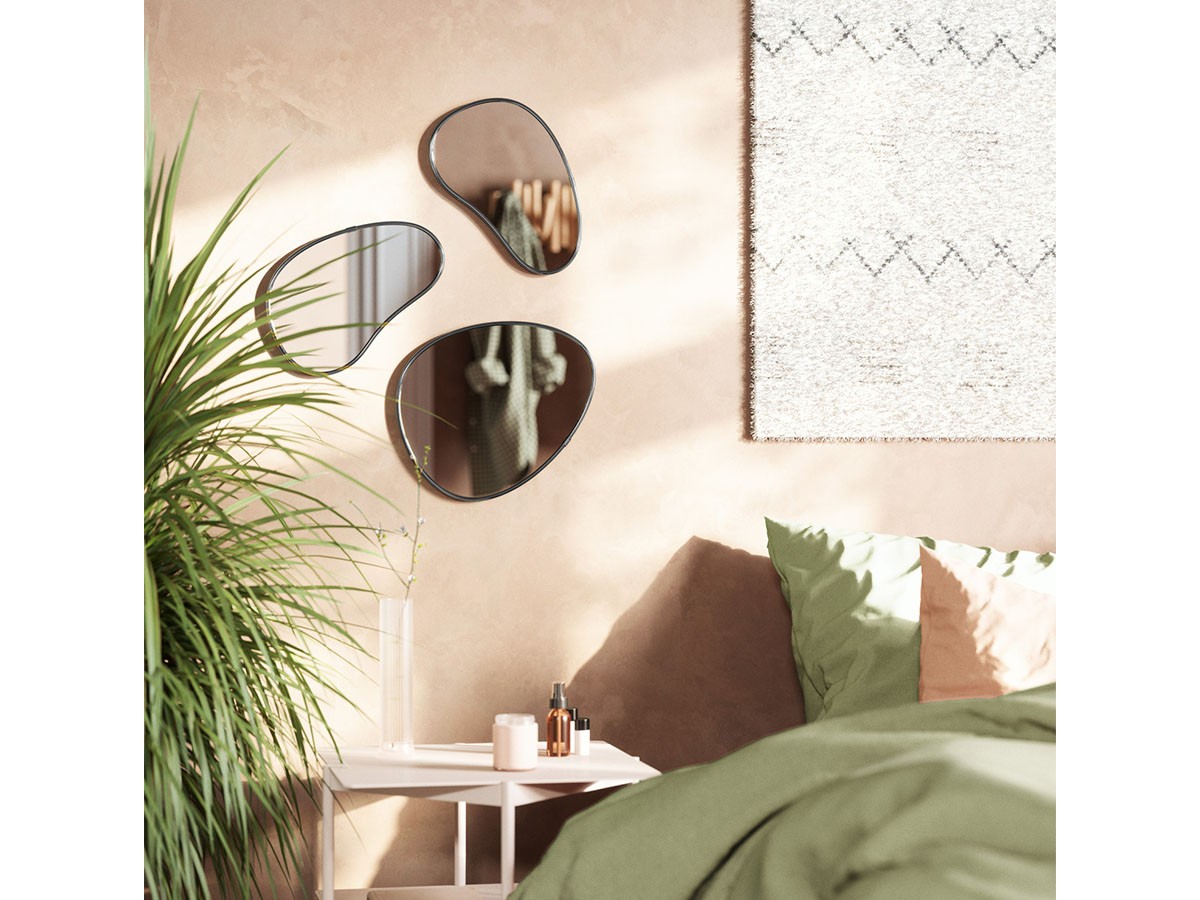 BoConcept Pebble Mirror 2個セット 鏡 ミラー Umbra Hubba Pebble