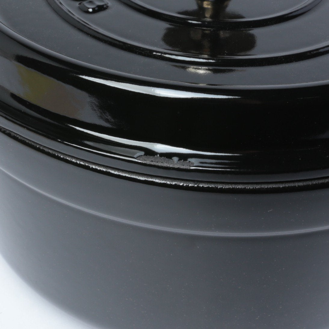 ピコ・ココット ラウンド 22cm シャイニーブラック｜ココット