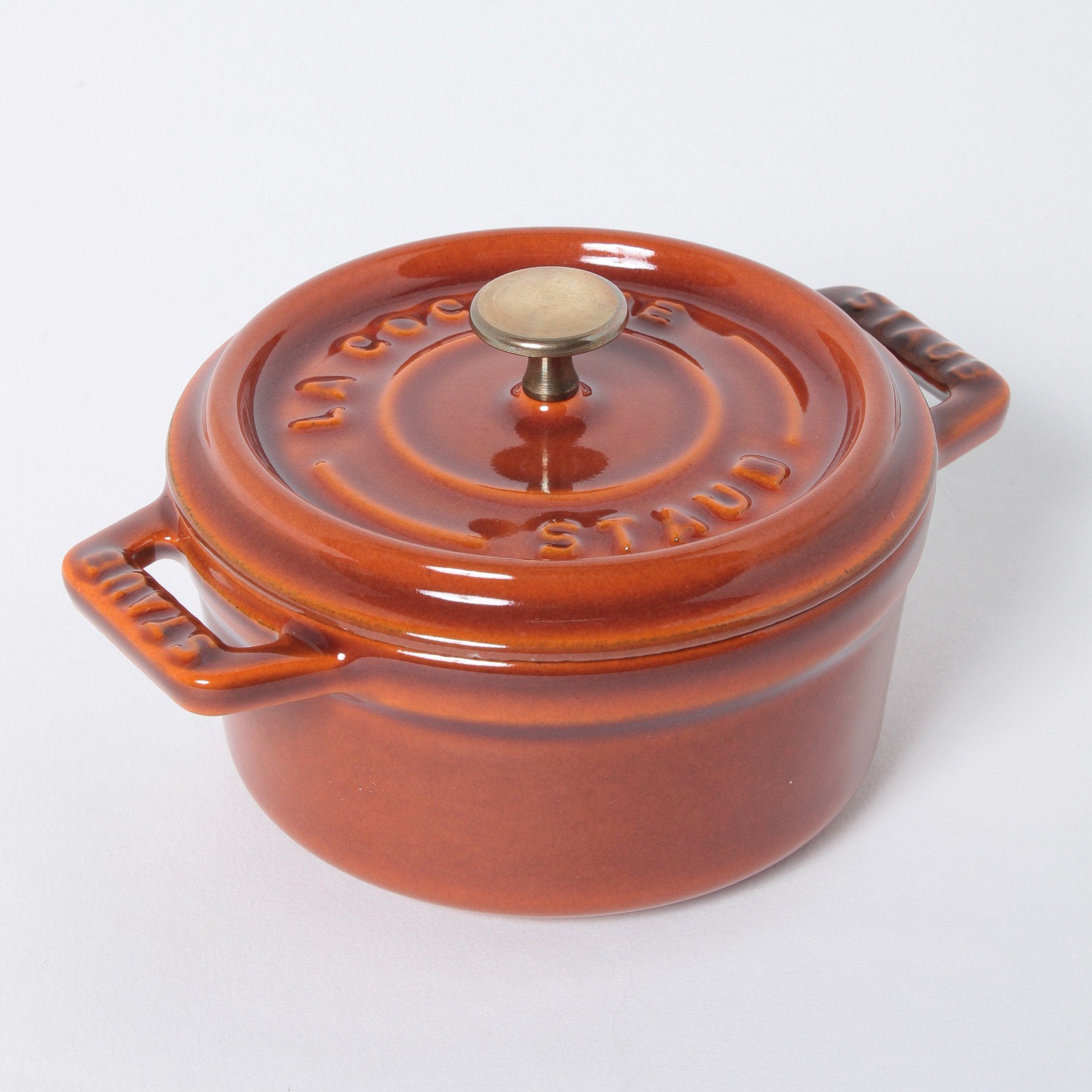 ピコ・ココット ラウンド 10cm シナモン｜ココット｜ストウブ公式