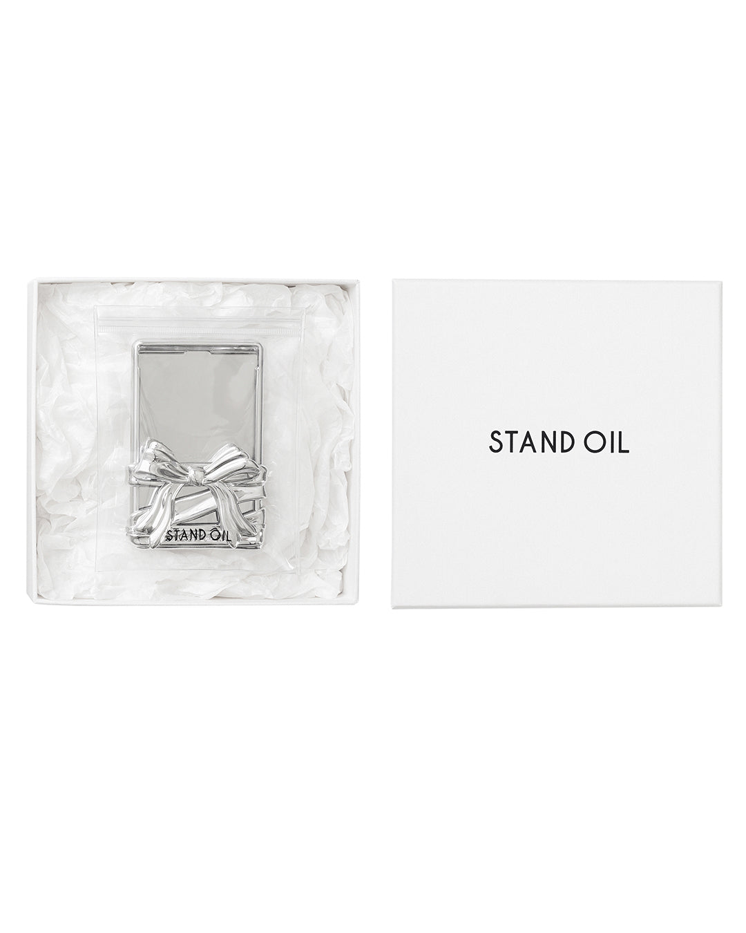 Bow Card Holder · ボウカードホルダー (シルバー) – Stand Oil Japan