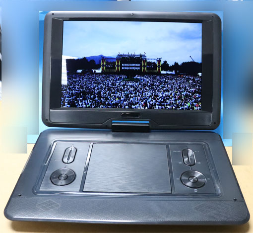 15インチ 画面付き DVDプレーヤー apeman PV1550 ポータブルDVD