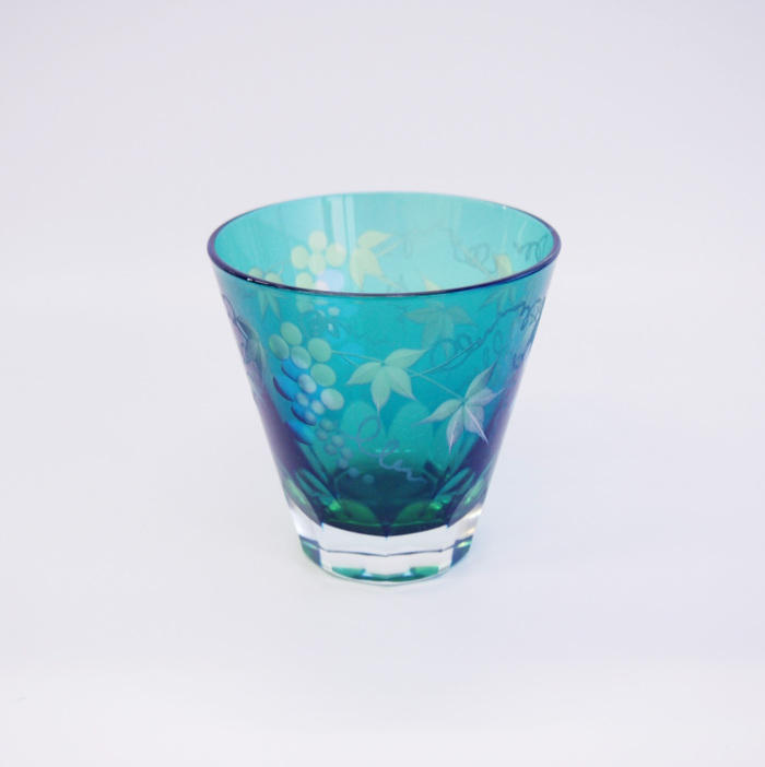 三層色被せ硝子での江戸切子ロックグラスの販売 | 未来ショッピング