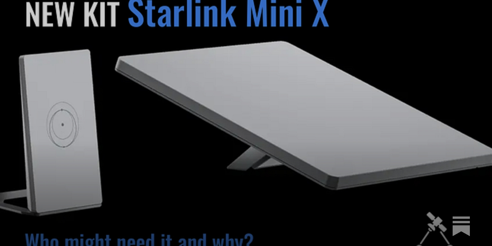 SpaceX introduced a new kit - Starlink Mini X