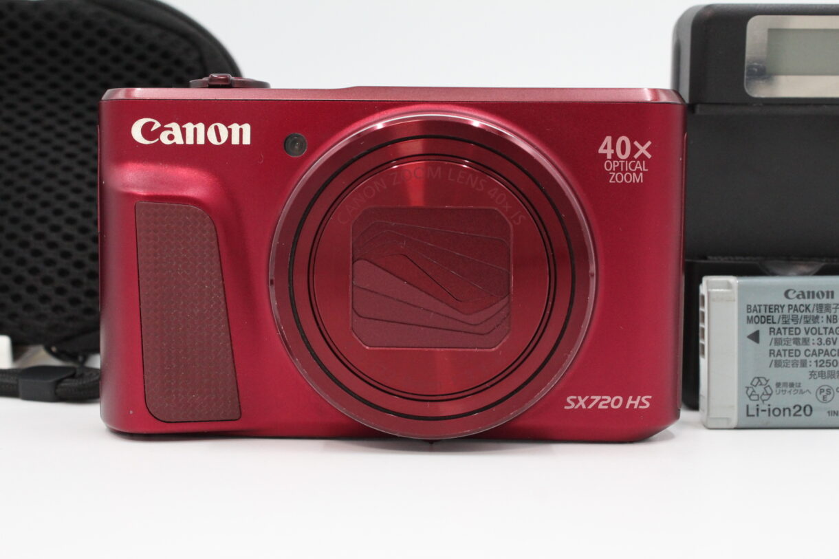 良品】CANON キヤノン デジタルカメラ PowerShot SX720 HS レッド 光学