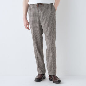 SL】【春夏】ワイドパンツ/オリーブグリーン+シアサッカー/裾上げ済