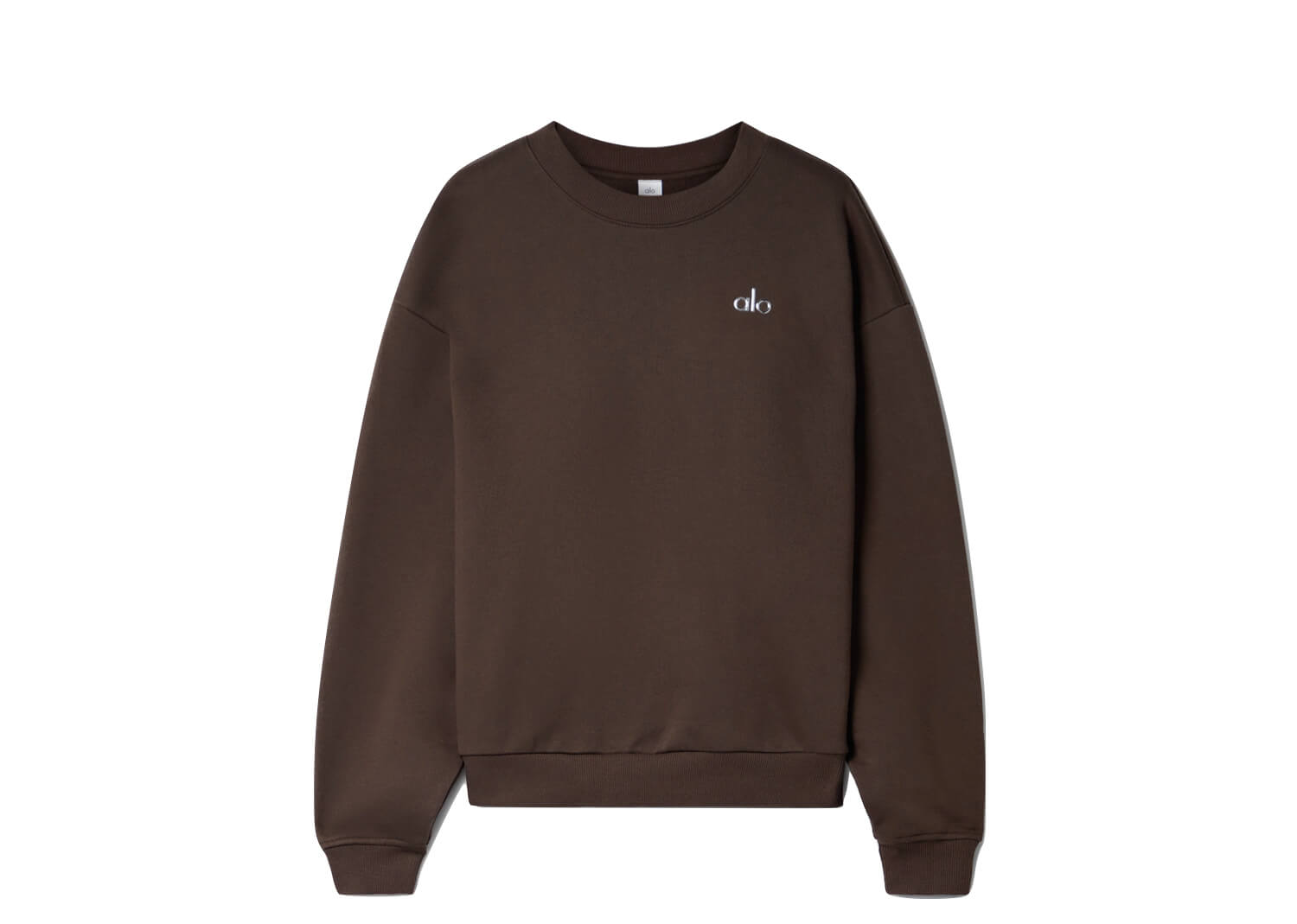 Alo Accolade Crew Neck Pullover Espresso | sutore - Buy Online