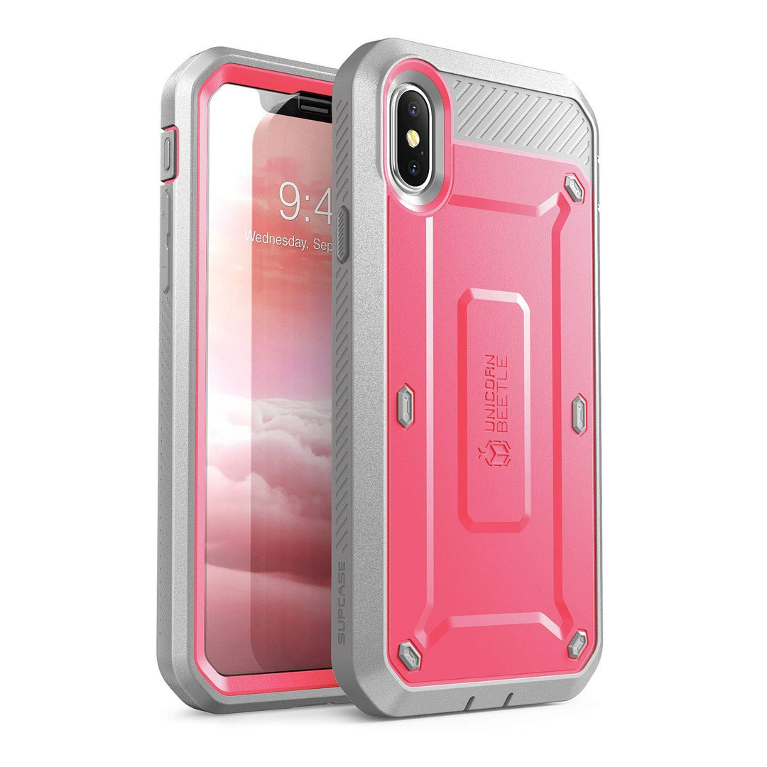 iPhone X / XS Unicorn Beetle Pro Rugged Holster Case-Pink | SUPCASE