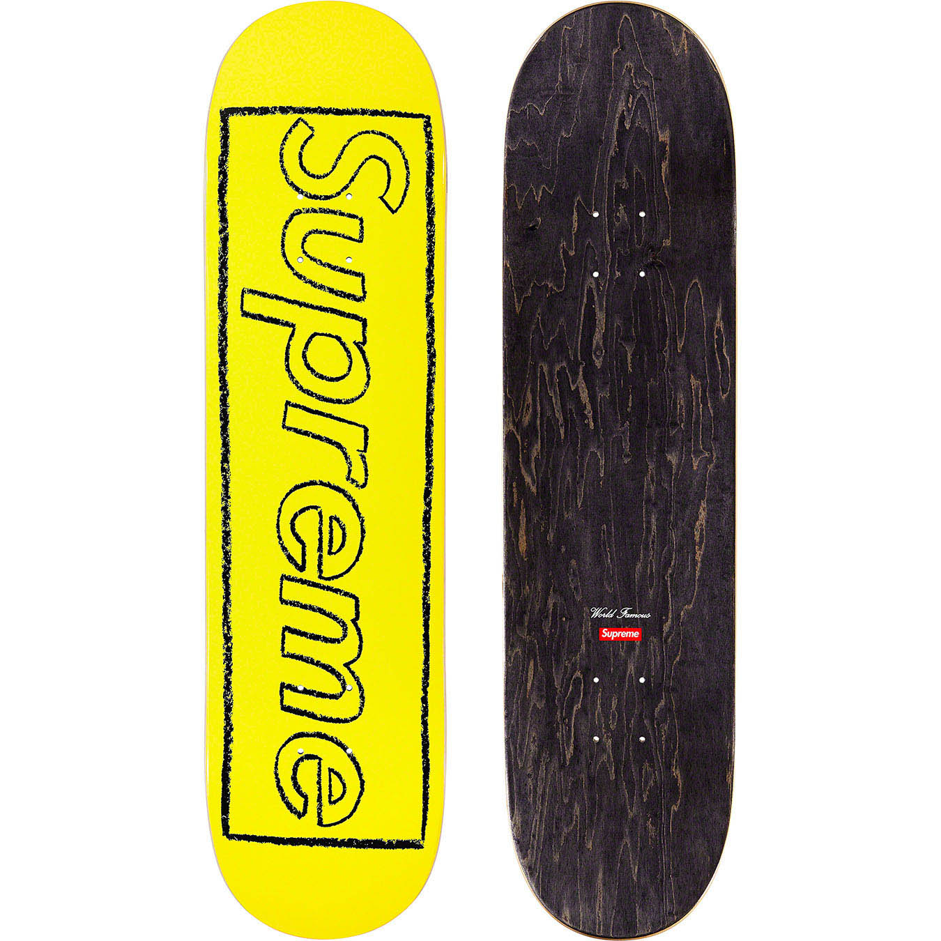 KAWS Chalk Logo Skateboard | Supreme 21ss