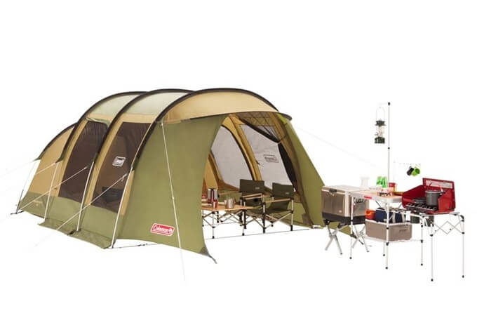 naturum×Coleman】『トンネル2ルームハウススタートパッケージ』限定