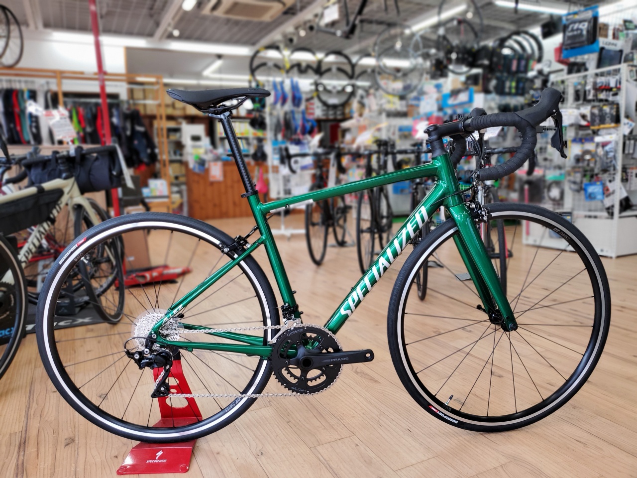 当店で人気のエントリーバイク、ALLEZ ELITEが2021カラーで入荷です