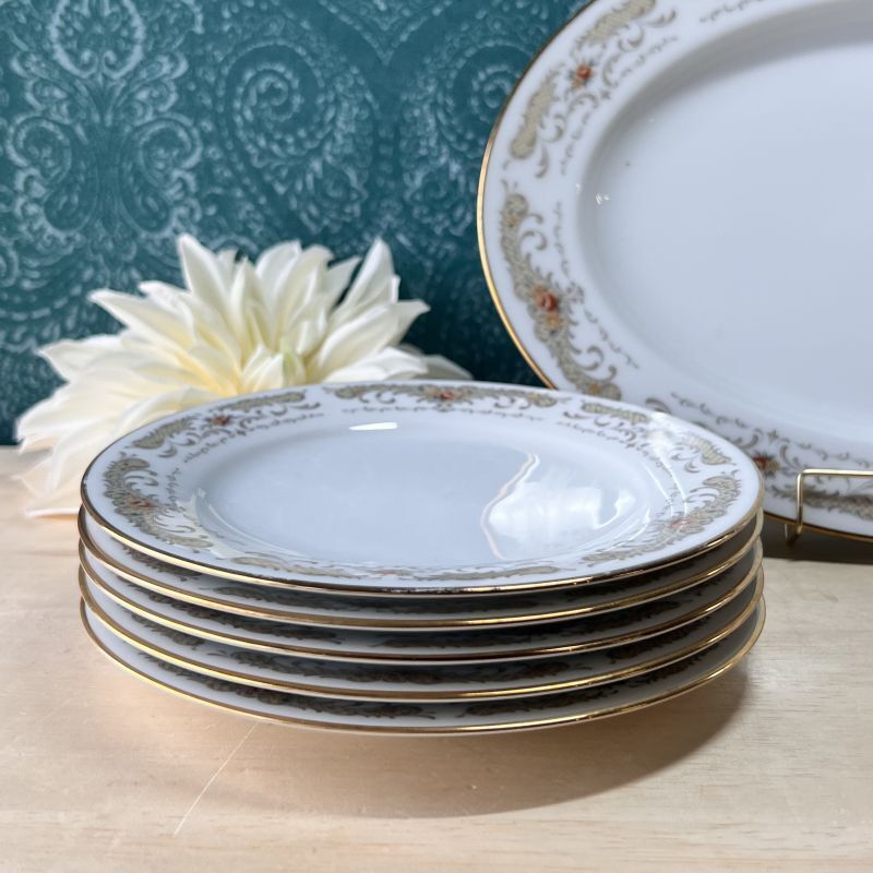 NORITAKEノリタケ 日本陶器会社 ローレンス 楕円形プレート＆17.5cm