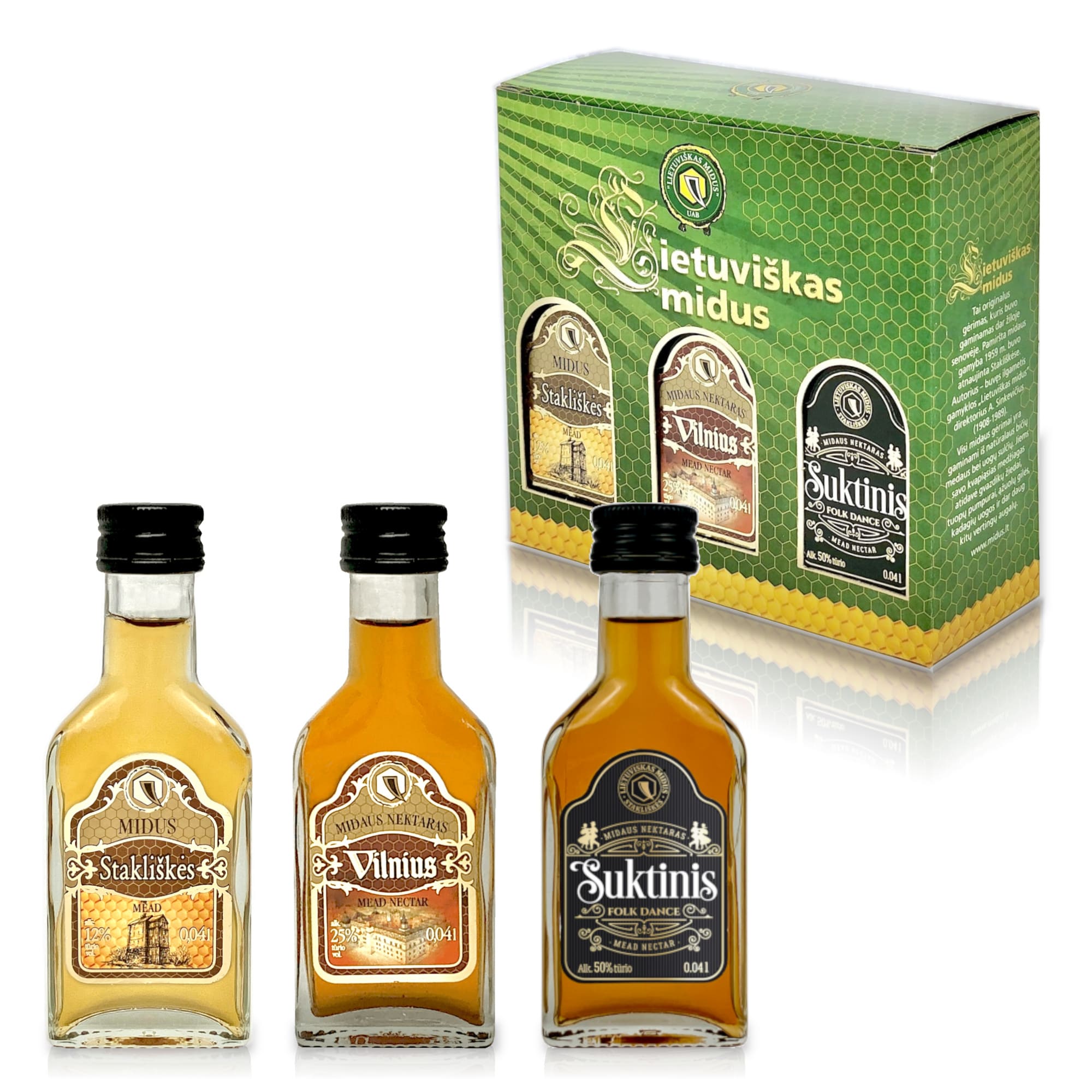 Gift Boxed Miniature Bottle Set: Mead & Mead Nectar (6 Bottles