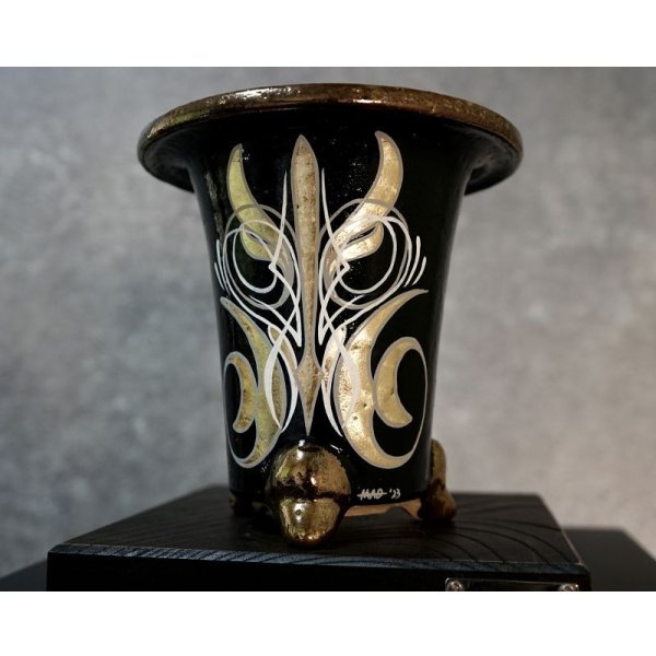 11.-PINSTRIPE-万年青鉢 Type classic （5.5号） - 春光園 【公式